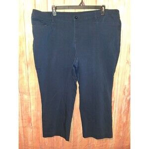CJ Banks Navy Taper Pants Sz 22WP